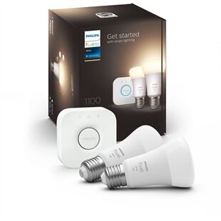 hue White 9.5W A60 E27 2er Set