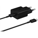 Samsung Original Schnellladegerät USB-C 15W (Adapter + Ka