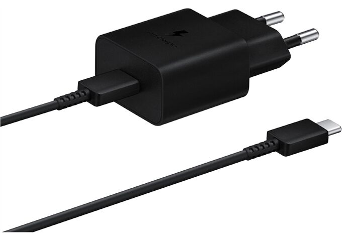 Samsung Original Schnellladegerät USB-C 15W (Adapter + Ka