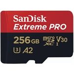 Sandisk Extreme PRO microSDXC 256GB + SD Adapter + 2 year