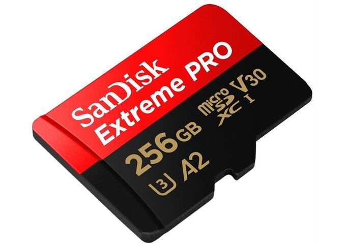 Sandisk Extreme PRO microSDXC 256GB + SD Adapter + 2 year