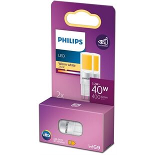 Philips LED 40W G9 WW ND RF 2er P.