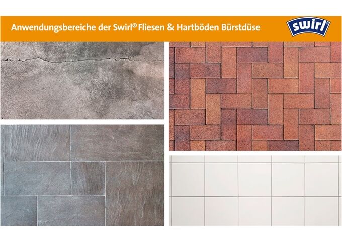 Swirl Fliesen & Hartböden Bürstdüse
