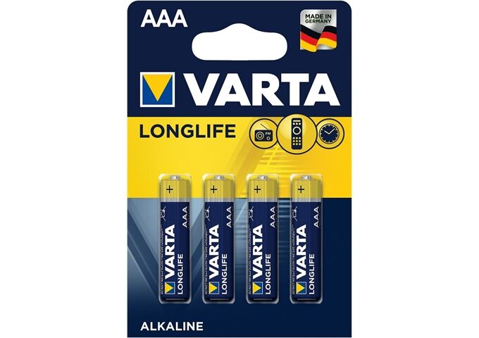 Varta Longlife AAA 4er Blister