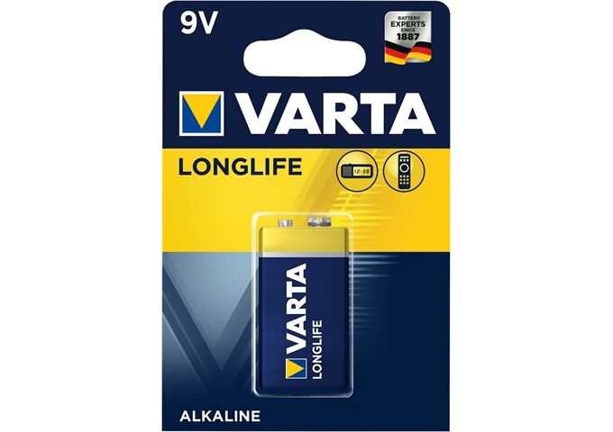 Varta Longlife 9V 1er Blister