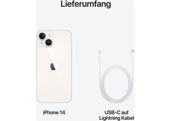 Apple iPhone 14 128GB, Starlight