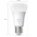 hue White 9.5W A60 E27 2er Set