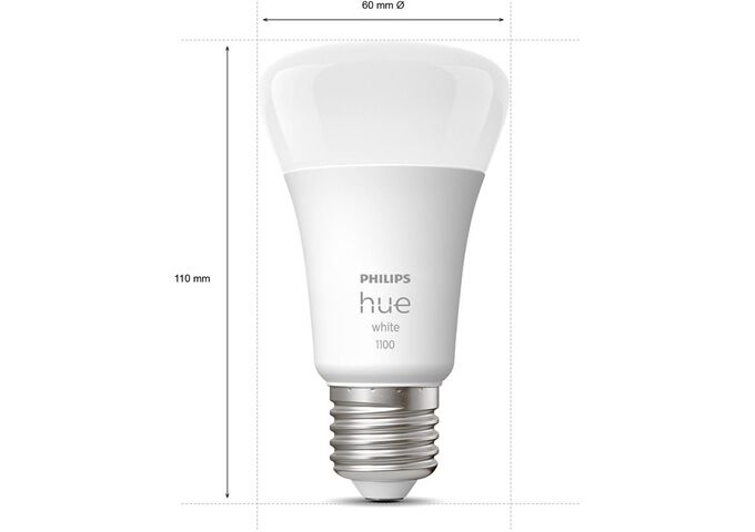 hue White 9.5W A60 E27 2er Set