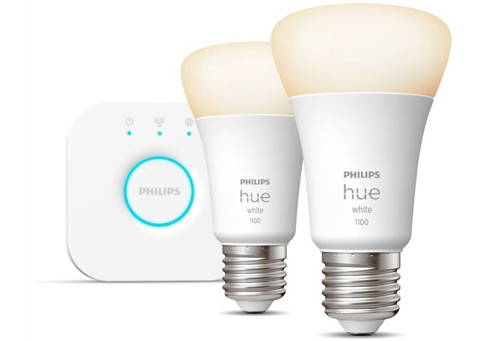 hue White 9.5W A60 E27 2er Set