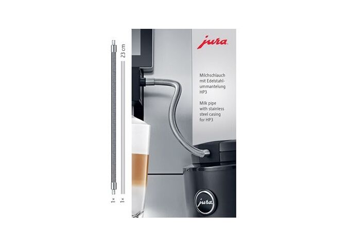 JURA Milchschlauch mit Edelstahlummantelung HP3 24114