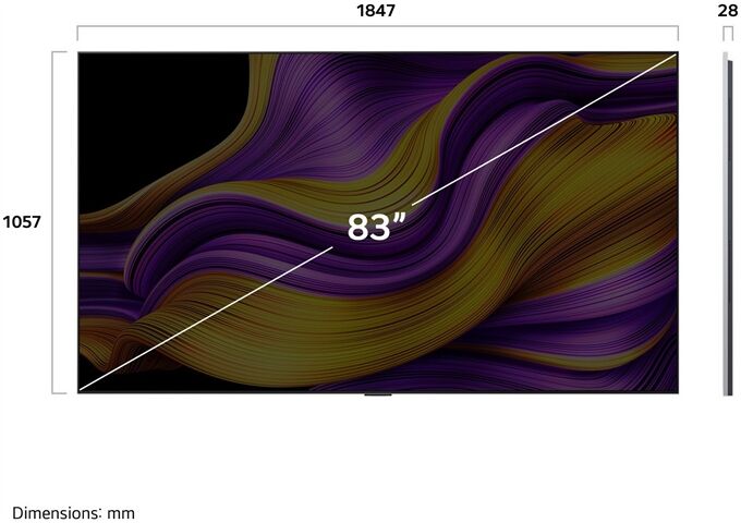 LG OLED83G58LW