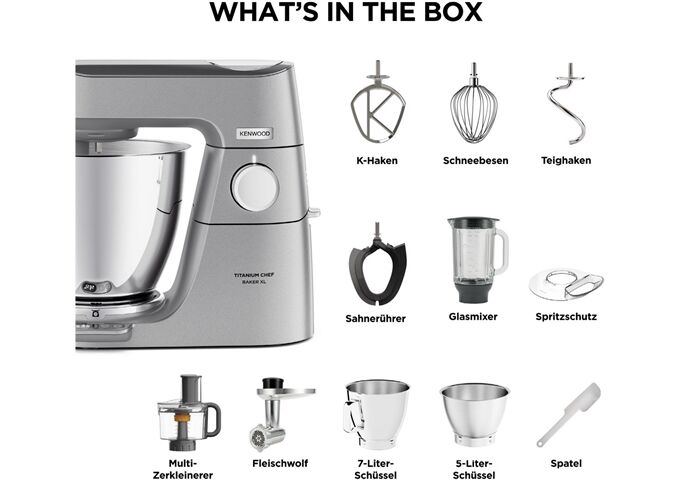 Kenwood KVL85.594SI Titanium Chef Baker XL