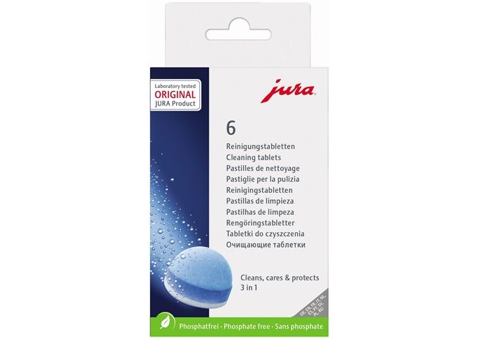 JURA Reinigungstabletten 3-Phasen (6 Stück)