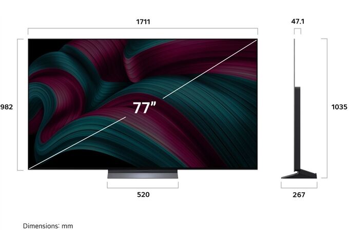 LG OLED77C58LA 400 € Cashback