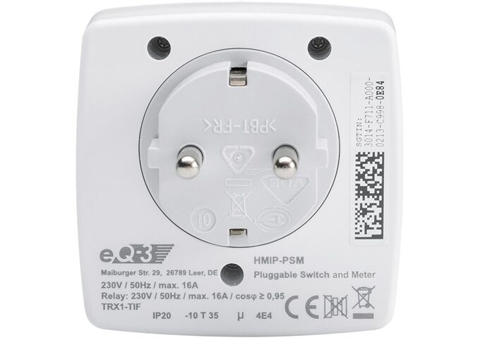 Homematic IP Schalt-Mess-Steckdose HmIP-PSM-2
