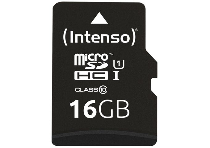 Intenso Micro SD Card 16GB UHS-I inkl. SD Adapter