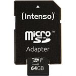 Intenso Micro SD Card 64GB UHS-I inkl. SD Adapter