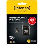 Intenso Micro SD Card 64GB UHS-I inkl. SD Adapter